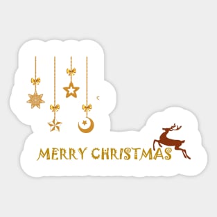 " Merry Christmas Shirt " Sticker